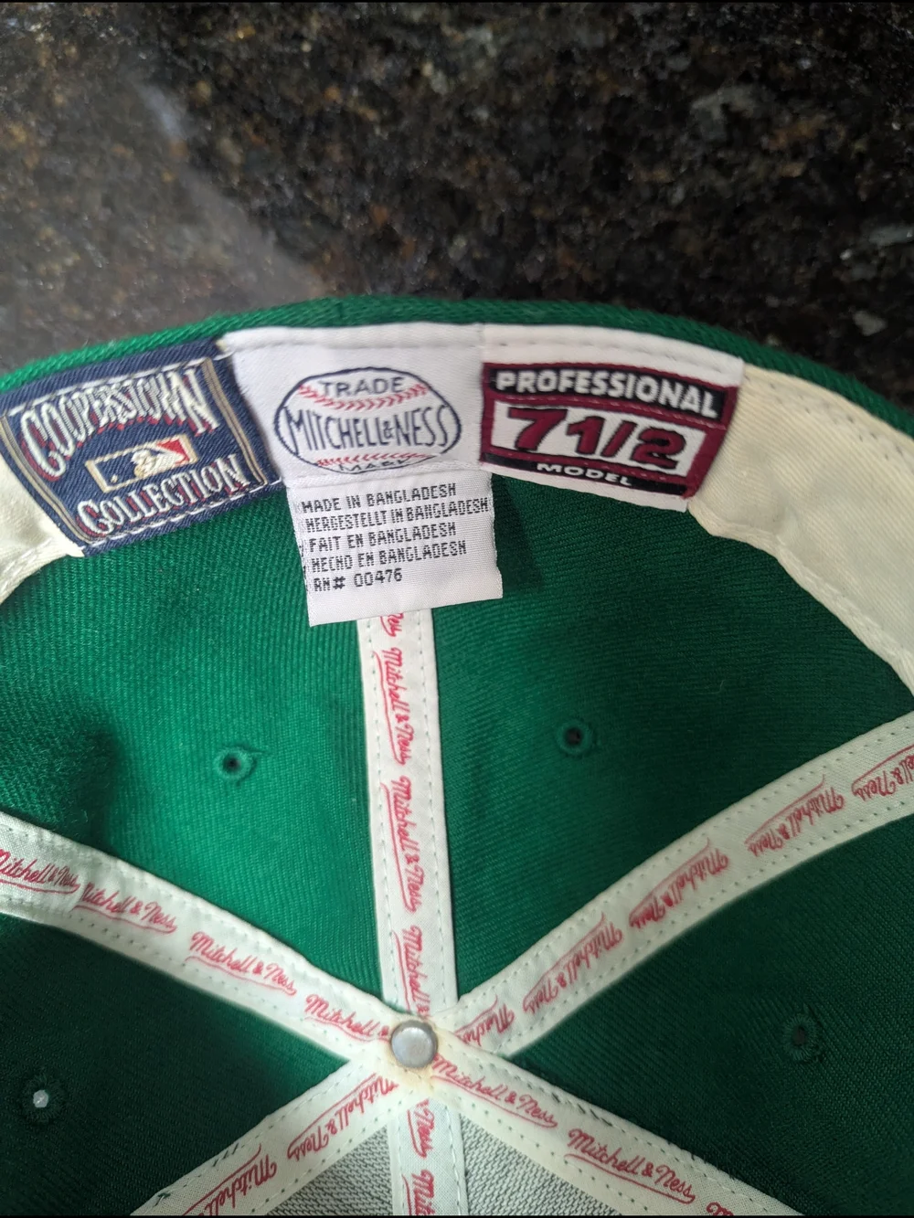 Vintage Mitchell And Ness New York Mets Cooperstown Collection Hat Sz.7.5